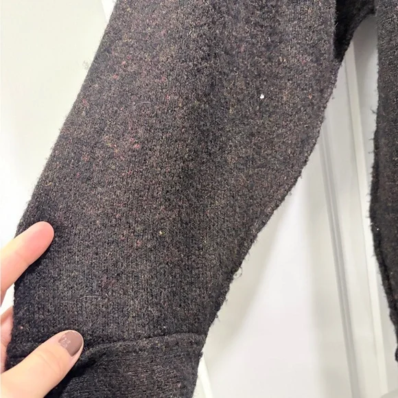 Free People Charcoal Textured Sweater - Picture 4 of 6